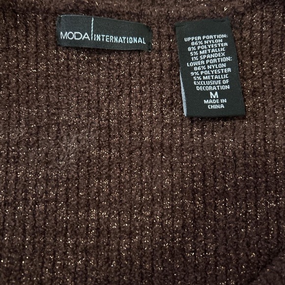 Brown Babydoll Sweater - Picture 2 of 2